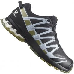 Salomon XA Pro 3D V8 Gore-Tex Laufschuhe Black/Green Moss/Zen Blue Damen