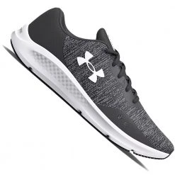 Under Armour Charged Pursuit 3 Twist Laufschuhe Jet Gray/White Herren