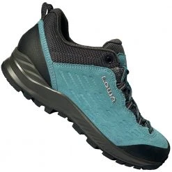 LOWA Explorer II Low Hikingschuhe Aquamarine/Grey Damen
