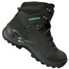 LOWA Renegade GTX Mid WS Bergschuhe Asphalt/Türkis Damen