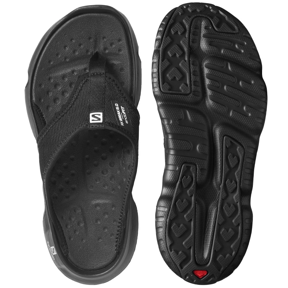 Salomon Reelax Break 5.0 Flip Flops Black Damen 3 Salomon Reelax Break 5.0 Flip Flops Black Damen – Bild 3