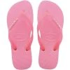 Havaianas Logo Metallic Zehentrenner Light Rose Damen