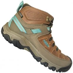 Keen Targhee III Mid WP Wanderboots Toasted Coconut/Porcelain Damen