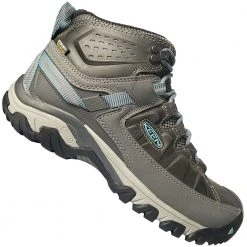 Keen Targhee III Mid WP Trekkingschuhe Magnet/Atlantic Blue Damen