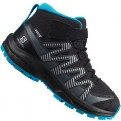 Salomon XA Pro V8 Mid CSWP Outdoorschuhe Black/Monument/Hawaiian Ocean Kinder