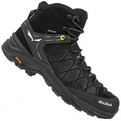 Salewa Alp Trainer 2 Mid GTX Trekkingschuhe Black/Black Herren