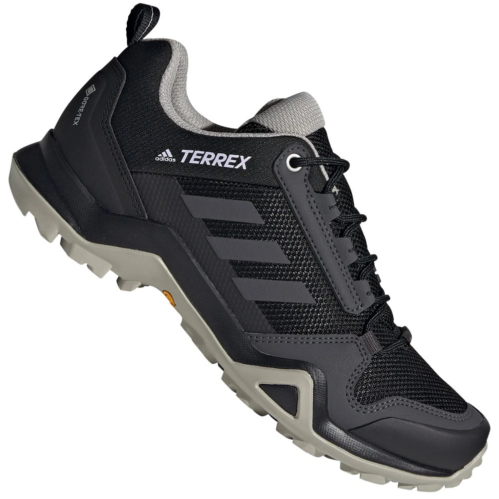 Adidas Performance Terrex AX3 Gore-Tex Low Wanderschuhe Core Black/Solid Grey/Metal Grey Damen 1 Adidas Performance Terrex AX3 Gore-Tex Low Wanderschuhe Core Black/Solid Grey/Metal Grey Damen