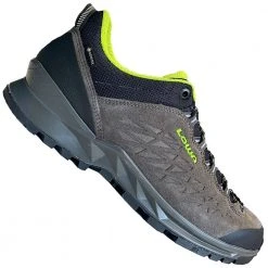 LOWA Explorer II Low GTX Wanderschuhe Anthrazit/Limone Damen