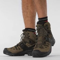 Salomon Quest 4 Gore-Tex Wanderboots Desert Palm/Black/Kelp Herren -Salomon Shop unnamed file 98